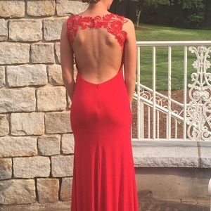 Red Size 2/SMALL Prom Dress